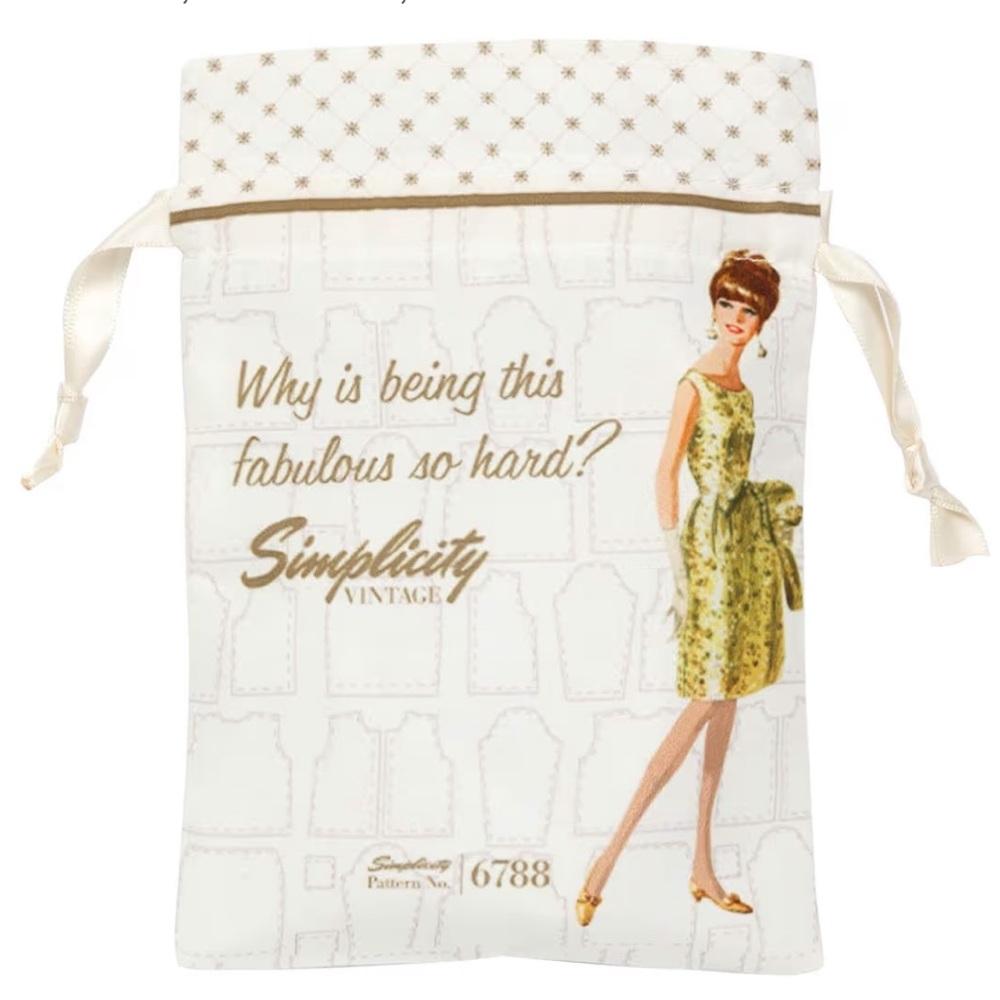 Simplicity Vintage Retro Drawstring Jewelry Bag